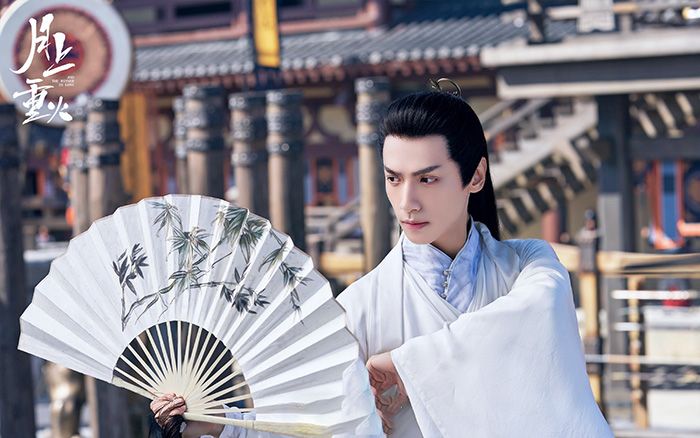 《月上重火》路透罗云熙古装帅炸了?女主颜值演技双双在线?